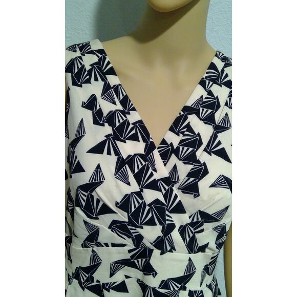 Eliza J Size 4 Origami Paper Crane Dress - Picture 2 of 5